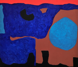 Patrick Heron (British, b. 1920 – 1999) Mainly Ultramarine and Venetian: November 1966